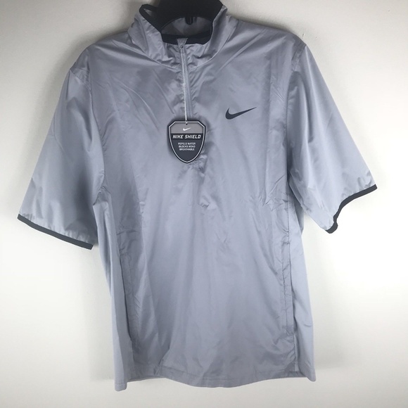 nike shield short sleeve jacket